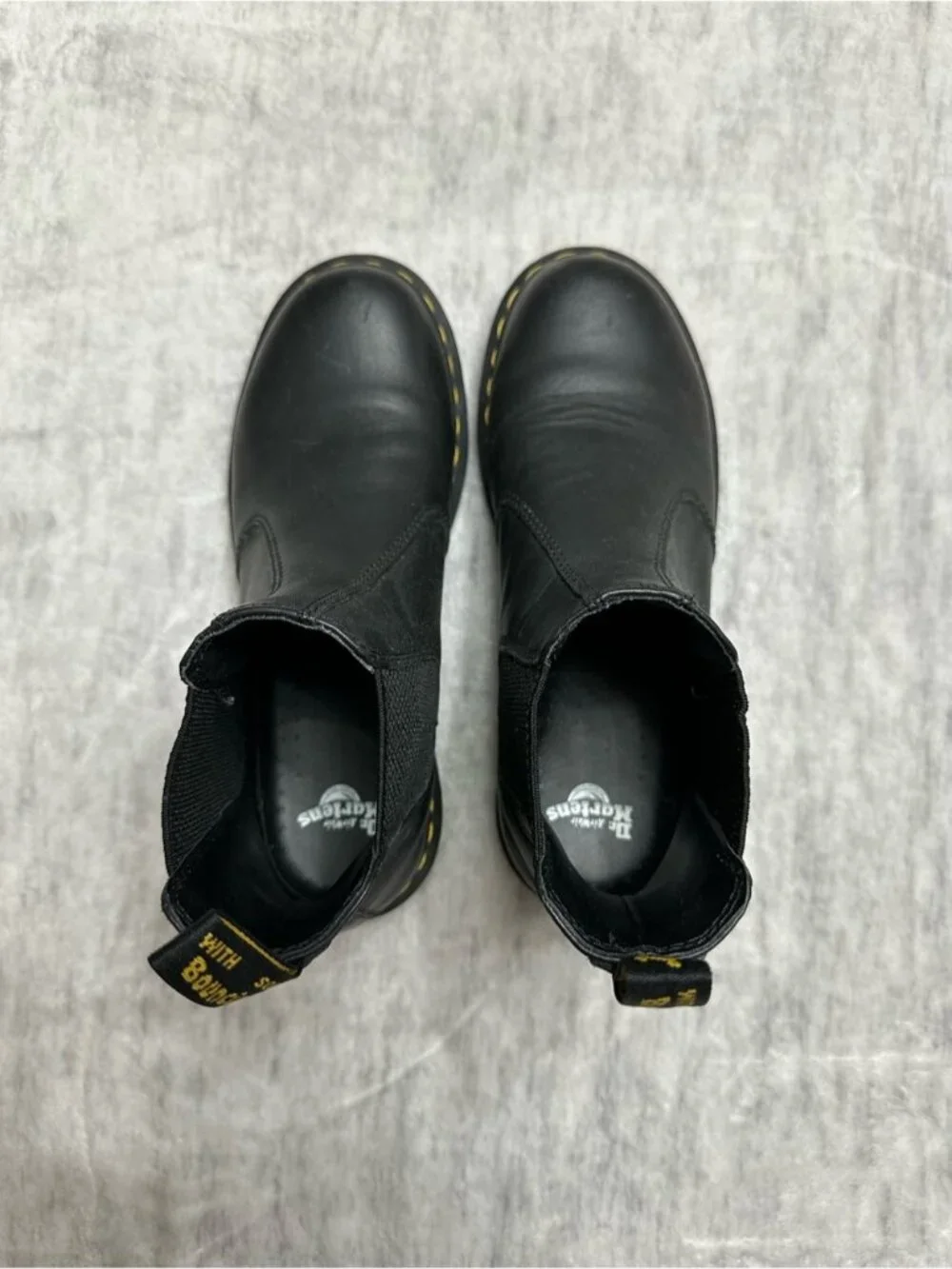 Dr. Martens has scratches